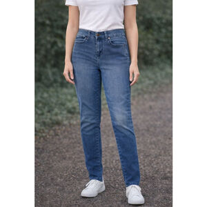 Seven7 Skinny Fit Denim Jeans Womens Size 4 Stretch Blue Mid Rise 5 Pocket